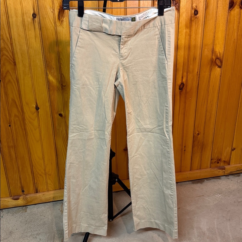 Old Navy Women's Low Waist Stretch Khaki Pants